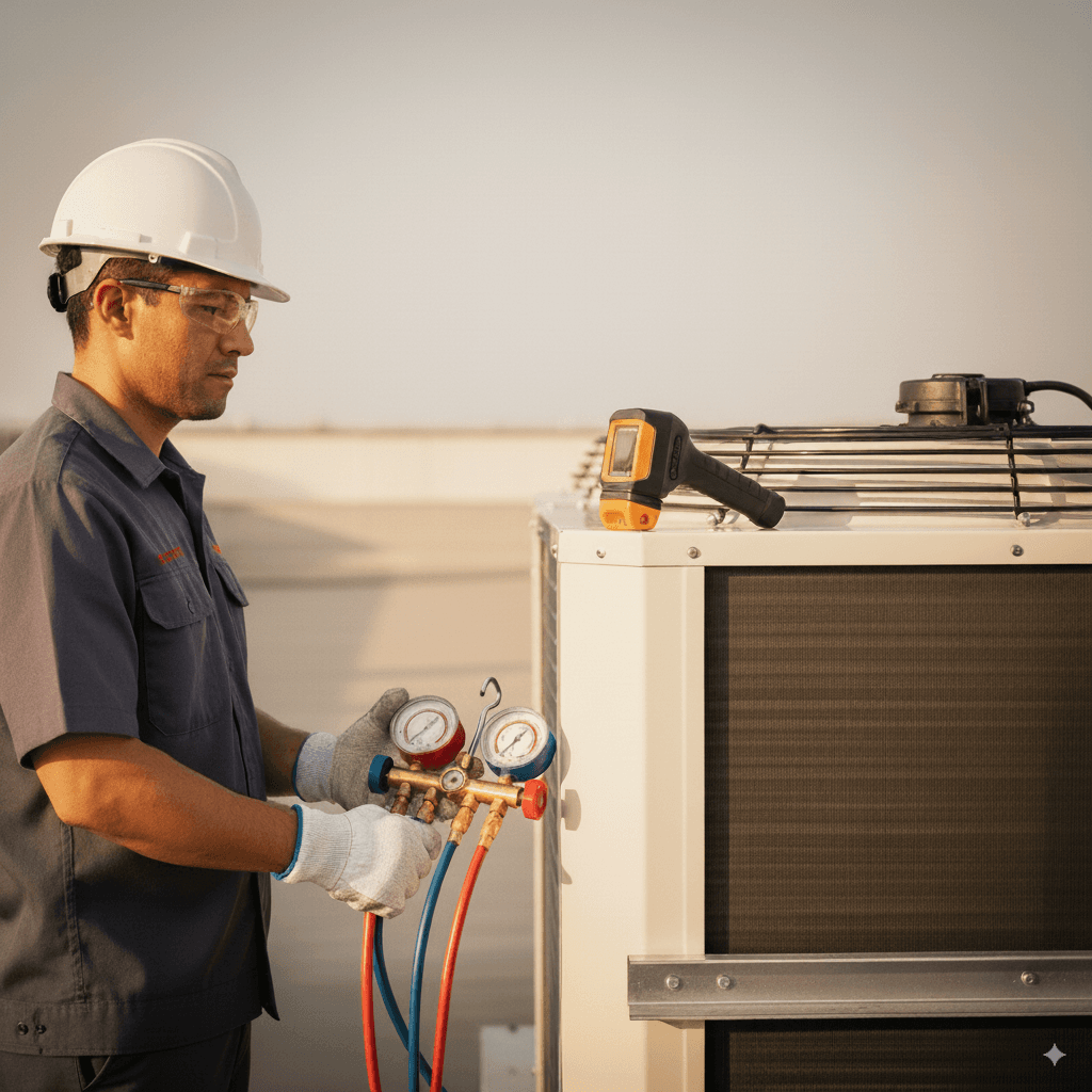 Certified technician providing professional maintenance and repair services